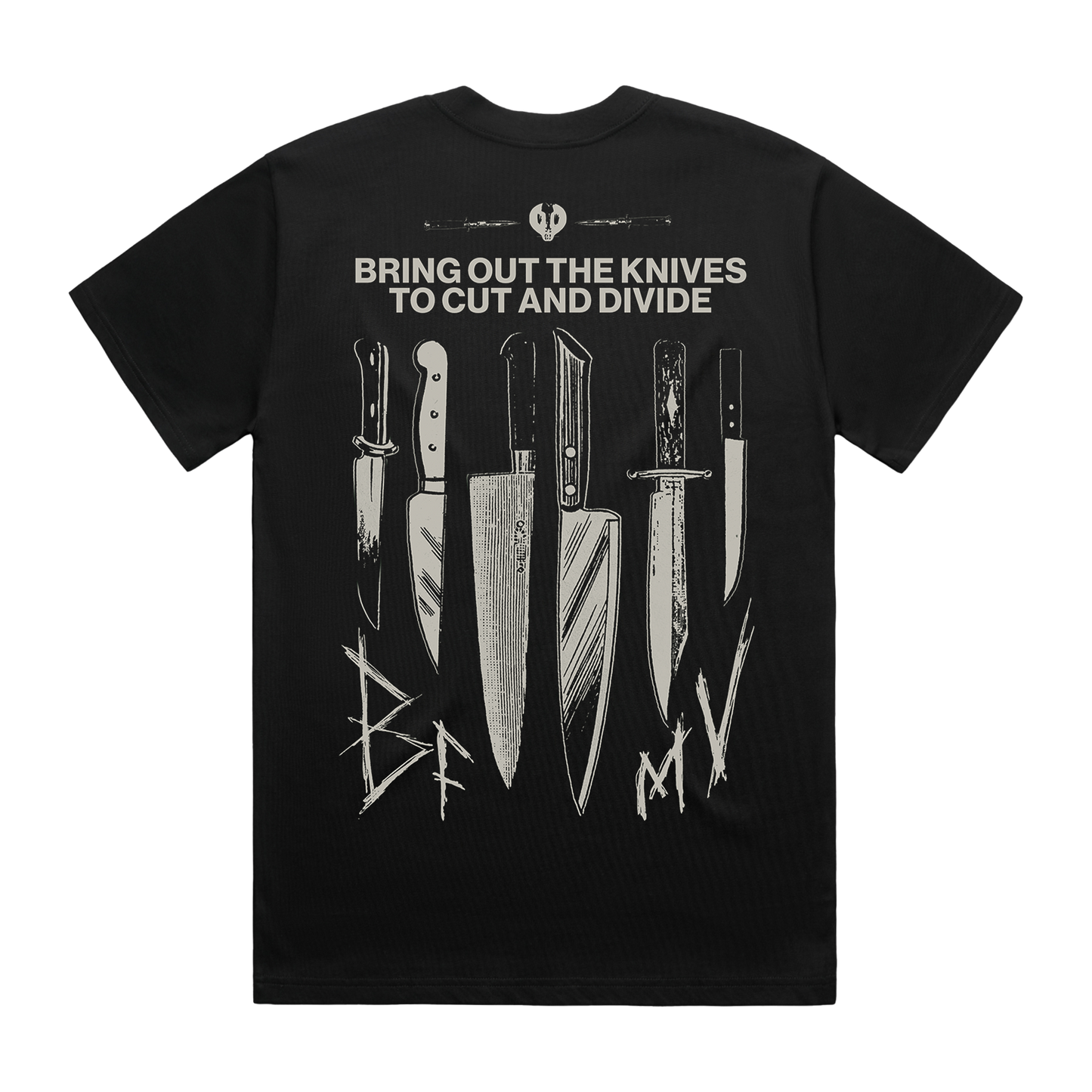 Bring Out The Knives Black Tee