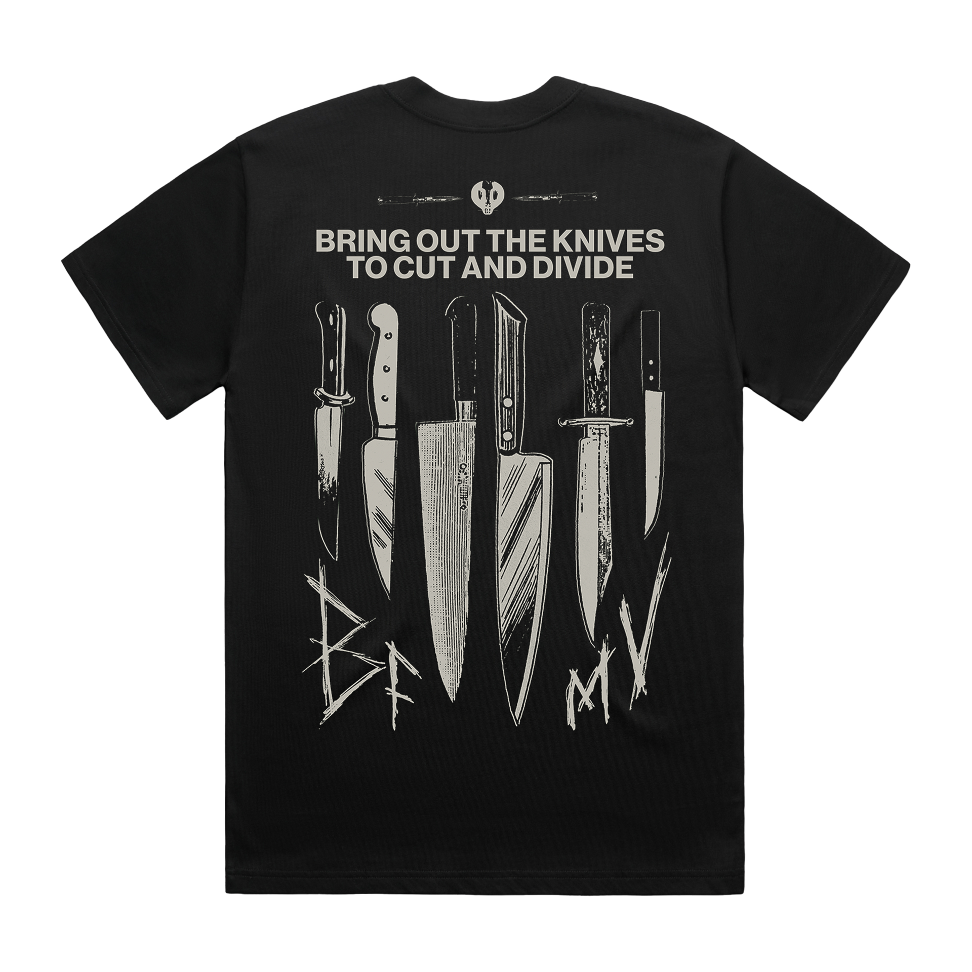 BFMV---Knives-black-tshirt-