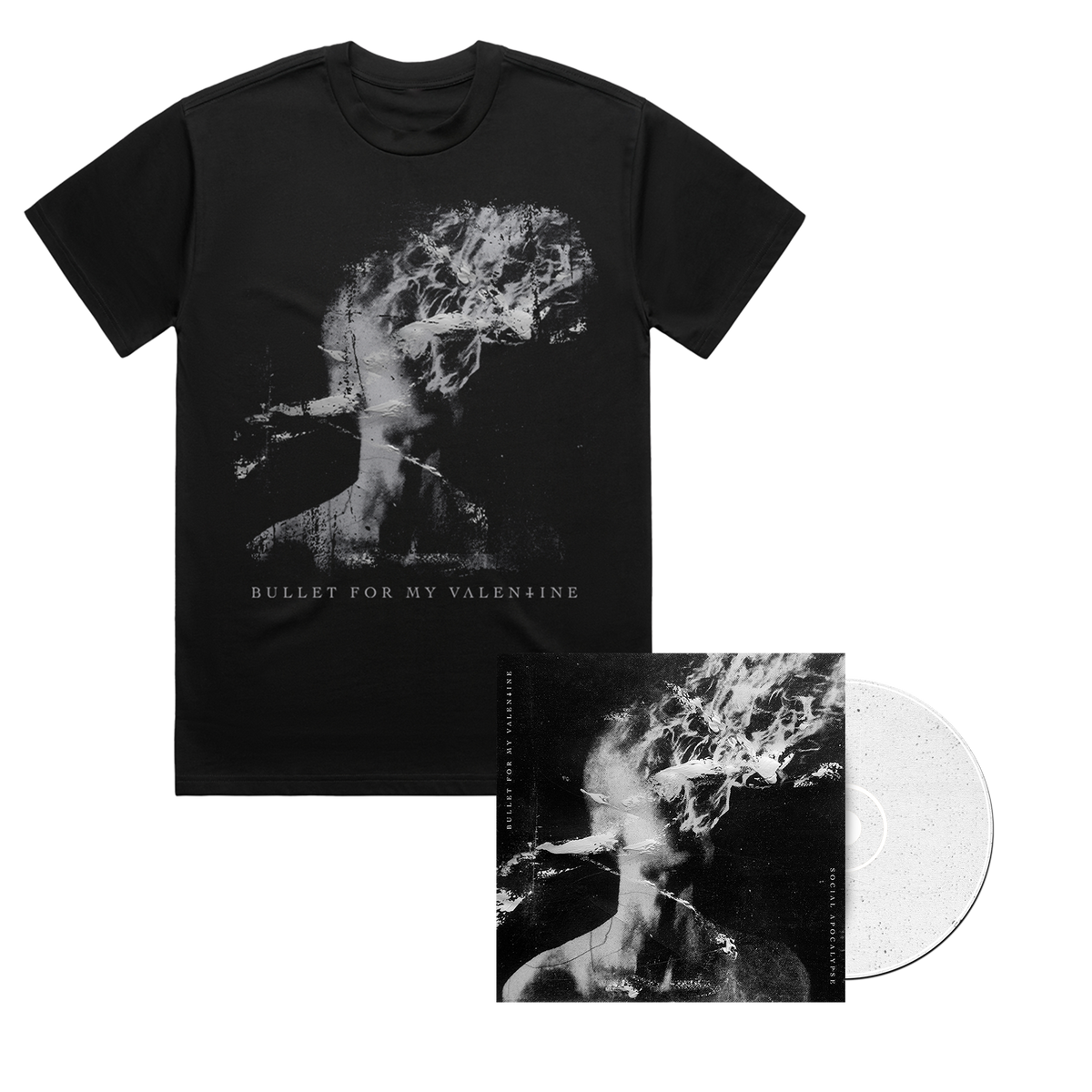 Social Apocalypse | Signed Deluxe CD + Silhouette Tee Bundle