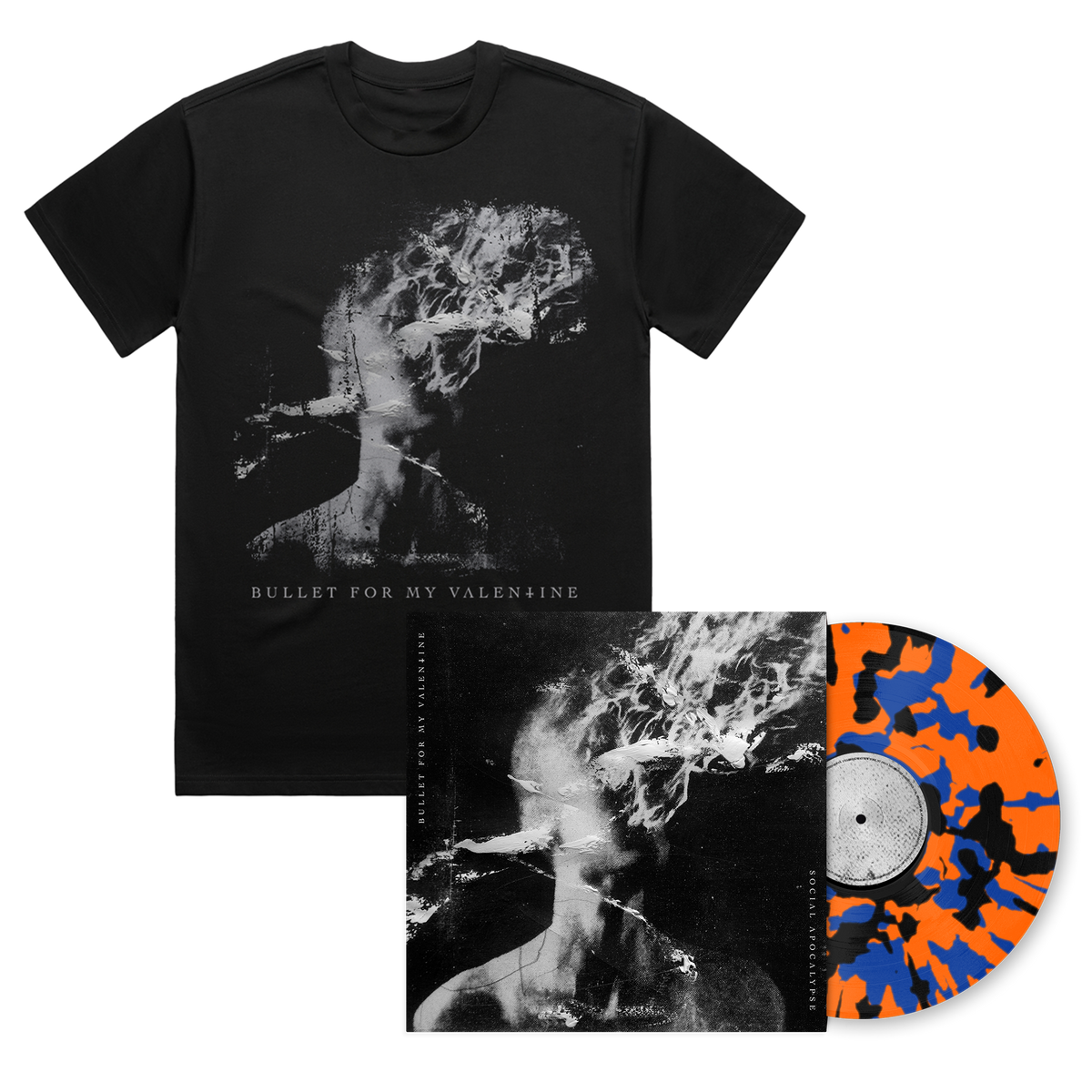 Social Apocalypse | Deluxe Vinyl + Silhouette Tee Bundle