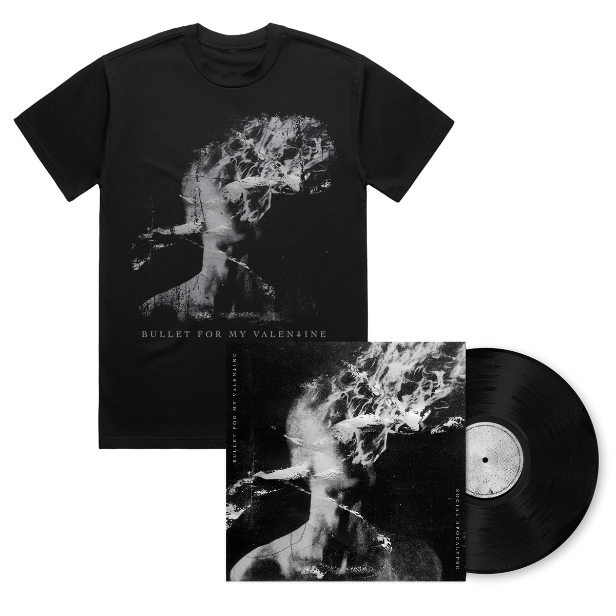 Social Apocalypse | Vinyl + Silhouette Tee Bundle