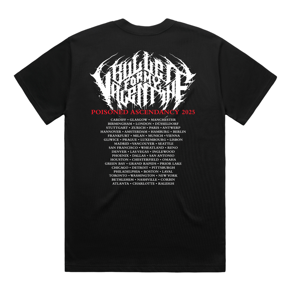 Through The Door Black T-Shirt – Bullet For My Valentine