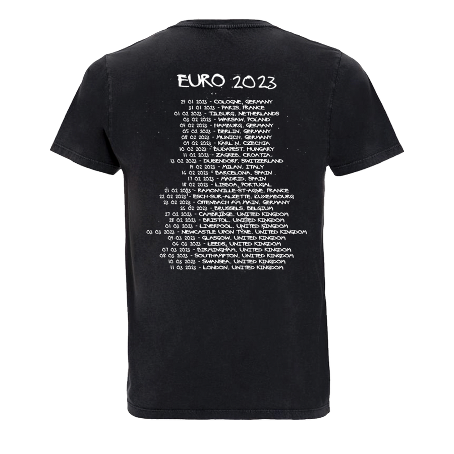 Bullet 2023 EU UK Tour Black Tee Bullet For My Valentine The Official Store