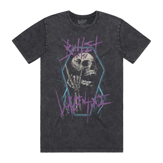 Coffin Skull Black Tee