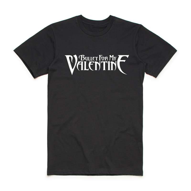 Bullet For My Valentine Black Logo Tee The Official Store